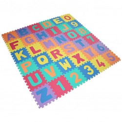 XM34 MATA ALFABET Puzzle Piankowe dla dzieci