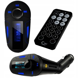 TRANSMITER FM MP3 3w1 SD + ŁADOWARKA USB + PILOT OG4