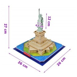ZB112 PUZZLE 3D STATUA WOLNOŚCI 35 ELEMENTÓW puzle