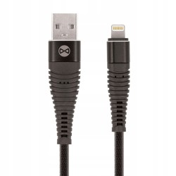 KF2 KABEL USB SHARK 1,0 M 2A CZARNY GSM036394