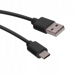 FK41 KABEL USB-USB-C CZARNY 0,25M 1A GSM094008