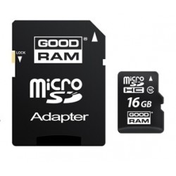 GOODRAM Karta pamięci Micro SDHC 16GB + ADAPTER SD