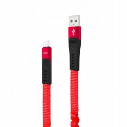 XO kabel NB127 USB - USB-C 1,2 m 2,1A czerwony