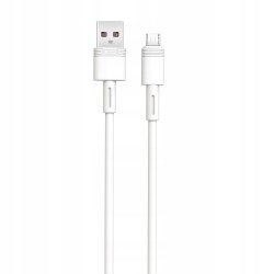 XO Kabel NB-Q166 USB - microUSB 1,0 m 5A biały