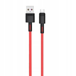 XO Kabel NB-Q166 USB - microUSB 1,0 m 5A czerwony