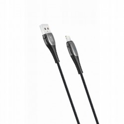 XO kabel NB145 USB - Lightning 1,0 m 2,4A czarny