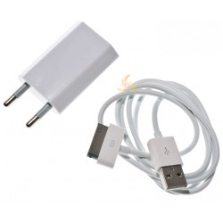 PZ26 Ładowarka Sieciowa iPhone 3 4 4S + Kabel USB