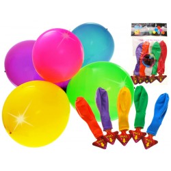 ZB1591 Kolorowe balony świecące LED 5szt 30cm